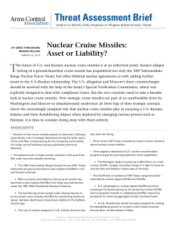 Threat Assessment Brief - Arms Control Association