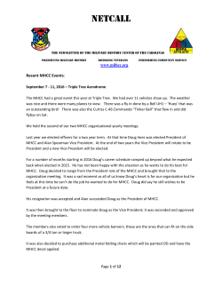 September 2016 - Military History Center of the Carolinas