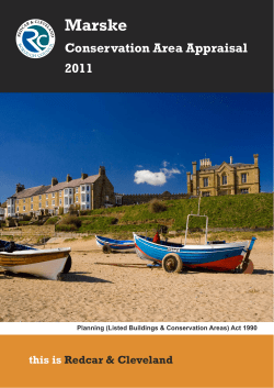 Marske Conservation Area Appraisal