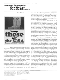 Images of Propaganda: World War I and World War II Posters