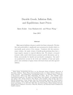 Durable Goods, Inflation Risk, and Equilibrium Asset Prices