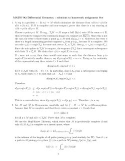 MATH 782 Differential Geometry : solutions to homework