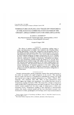 TEMPERATURE COUPLING AND `TRADE