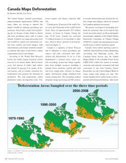 Canada Maps Deforestation