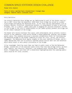 Quilted Music Braided River Triangle Days