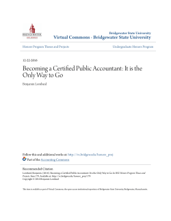 Becoming a Certified Public Accountant: It is the Only Way to Go
