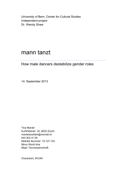 mann tanzt - Tina Mantel