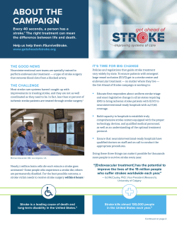 Learn More - Get Ahead of Stroke