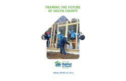 Annual Report - South County Habitat for Humanity