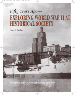 Fifty years ago-- : exploring World War II at the