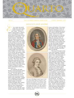 arnold and andr&eacute; - William L. Clements Library