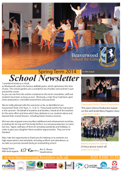School Newsletter - Chislehurst School for Girls