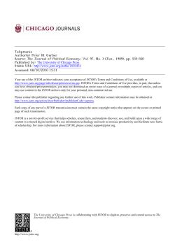 Tulipmania - Math @ McMaster University