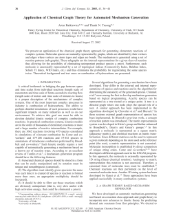 Application of Chemical Graph Theory for