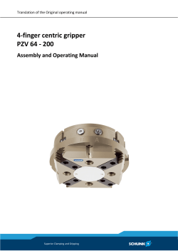 4-finger centric gripper PZV 64 - 200
