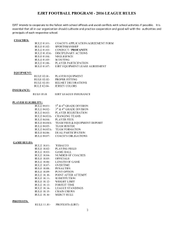 docs/2016 EJRT Football RULES (FINAL Edition)