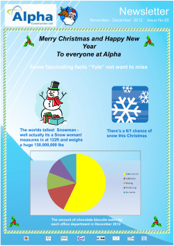 Nov- Dec 2012 - Alpha Construction Ltd