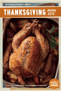 thanksgiving - Whole Foods Market