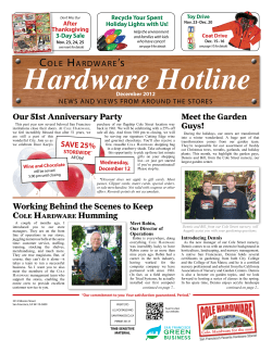 Meet the Garden Guys! Our 51st Anniversary Party Working Behind