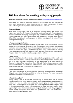101 fun Ideas for working with young people