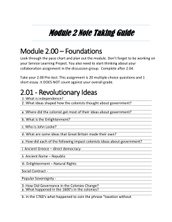 Module 2 Note Taking Guide