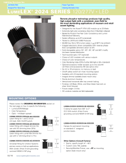 LX2024 Spec Sheet - Lighting Services Inc