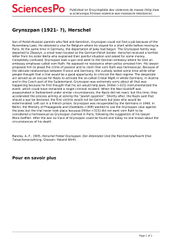 Grynszpan (1921- ?), Herschel