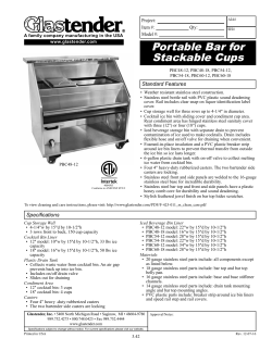Portable Bar for Stackable Cups
