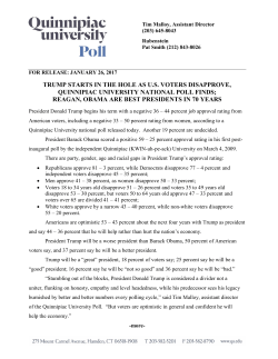 Quinnipiac University Poll