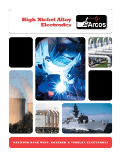 to the Arcos High Nickel Brochure.