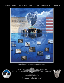 NCLS 2010 - United States Air Force Academy