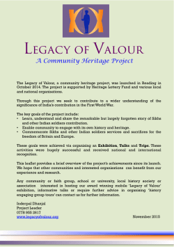 Legacy of Valour