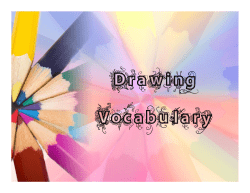 Drawing Vocabulary - Social Circle City Schools