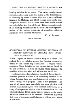 survivals of ancient semitic religion. 415