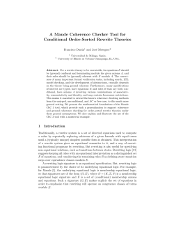 A Maude Coherence Checker Tool for Conditional Order