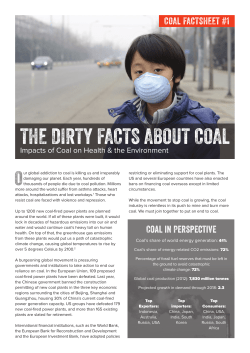 the dirty facts about coal