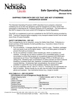 Safe Operating Procedure