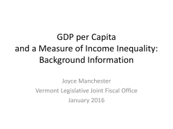 GDP per capita - Background