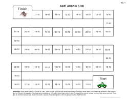 Race Around (-10) - K-5 Math Teaching Resources