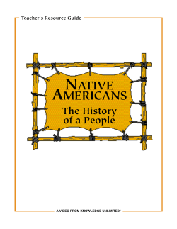native americans - Knowledge Unlimited