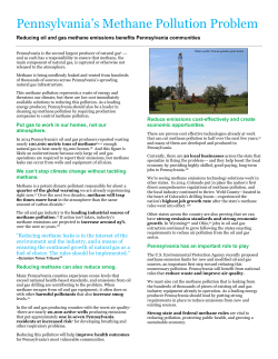 Pennsylvania`s Methane Pollution Problem