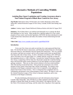 Alternative Methods of Controlling Wildlife Populations