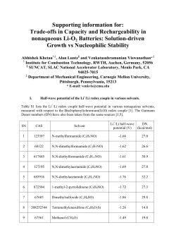 Trade-offs in Capacity and Rechargeability in nonaqueous Li
