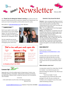 Microsoft Word &ndash; Valentine Newsletter 2009