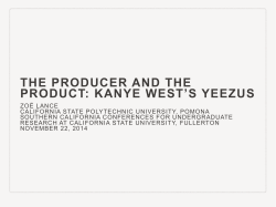 The producer and the product: Kanye West`s Yeezus