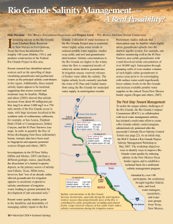 Rio Grande Salinity Management