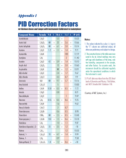 PID Correction Factors