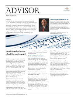 How interest rates can affect the bond market