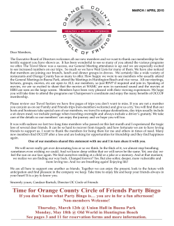 orange county circle of friends travel