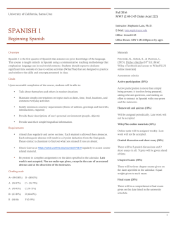 Course syllabus - Implementing CBI with a Textbook in Beginner
